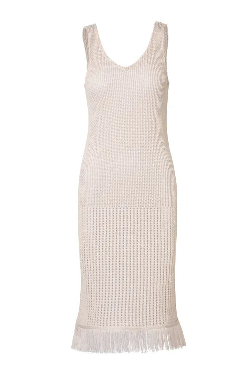 Recycled Open Knit Dress