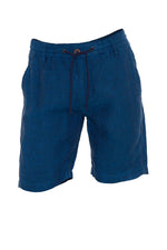 Cargue la imagen en el visor de la galería, The Perfect Linen Shorts- Blueberry